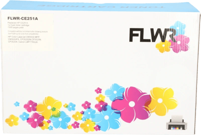 FLWR HP 504A cyaan (Huismerk (remanufactured))