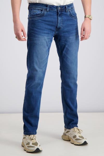 Gabbiano - Atlantic Shift - Heren Regular Jeans - Mid Blue
