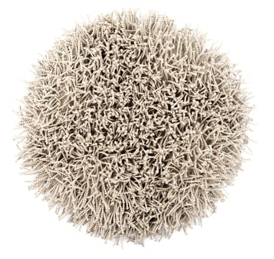 Heckettlane Badmat Busto - Badkamermat - Bidetmat - Antislip tapijt - 60 cm - Rond - Grijs