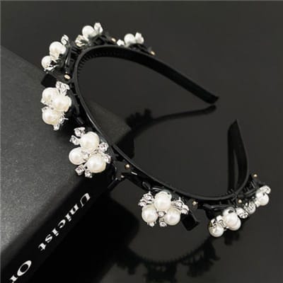 Barrette à cheveux double couche pour femmes, coiffure tendance et simple, accessoire pour cheveux polyvalent pour les déplacements quotidiens.