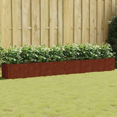 vidaXL - Plantenbak - verhoogd - 360x40x40 - cm - cortenstaal