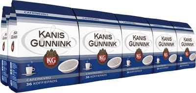Kanis & Gunnink Cafeïnevrij Koffiepads - 10 x 36 pads