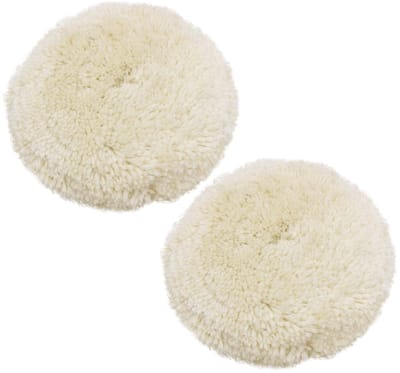 Dailygoods - Wol Polijsten Pads - 2 Pack - Voor Boor en Auto Polijsten - 7 Inch - Professionele Buffing Wielen - Geschikt voor Auto-onderhoud
