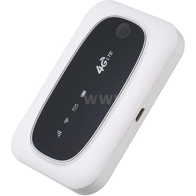 4G LTE CAT4 150M ontgrendelde mobiele MiFi draagbare hotspot draadloze wifi-router simkaart (wit) wit
