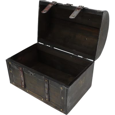 Houten Sieradendoos Europees Groot Vintage Houten Sieraden Opbergdoos Café Wijnkast Raam black