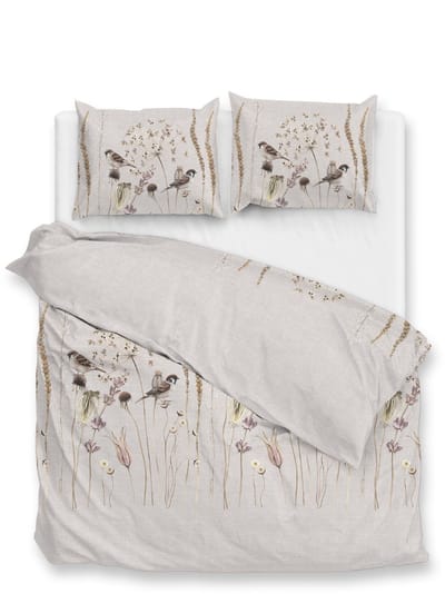 Zo! Home Terassaco Dekbedovertrek - Lits-jumeaux - 240x200/220 cm - beige