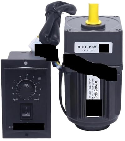 Asynchrone Motor - Transmissiemotor - Mechanische Apparaten - Met Snelheidsregelaar - 15 W - Zilver