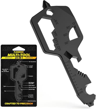 Pocket MultiTool 26-in-1 met veelzijdige functies voor buitenactiviteiten