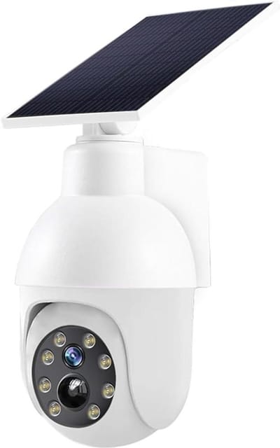 Sensor Camera Lamp - Bewakingslamp - Veiligheid Verhogend - Realistisch Uiterlijk - N.v.t. - Zwart Wit
