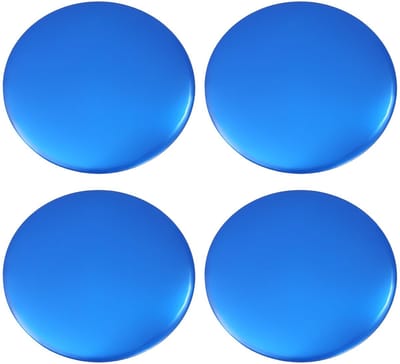 Dailygoods- Wieldeksel 56.5mm - Aluminiumlegering - Zelfklevend - Upgrade Uiterlijk Auto - 4 Stuks - Goed Naadloos - Wielstickers