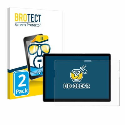 BROTECT - Screenprotector voor Dell Latitude 7350 Detachable - Folie Beschermfolie transparant 2 Stuks