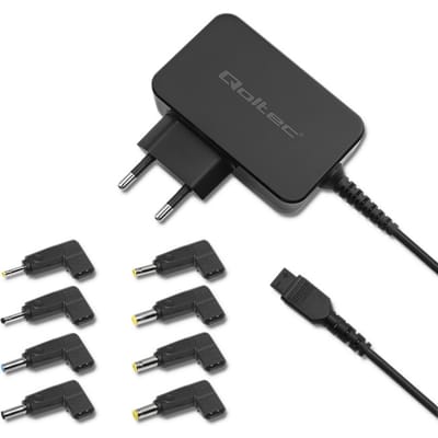 Qoltec Universele Laptop Voeding 45W |   Automatisch |   Multiplug |   8 Stekkers