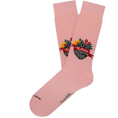 Jimmy Lion Frida Te Amo Pink Unisex Sokken - Roze - 41-46