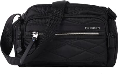 Hedgren Schoudertas Emily Multipockets Crossover RFID New Quilt Black Zwart