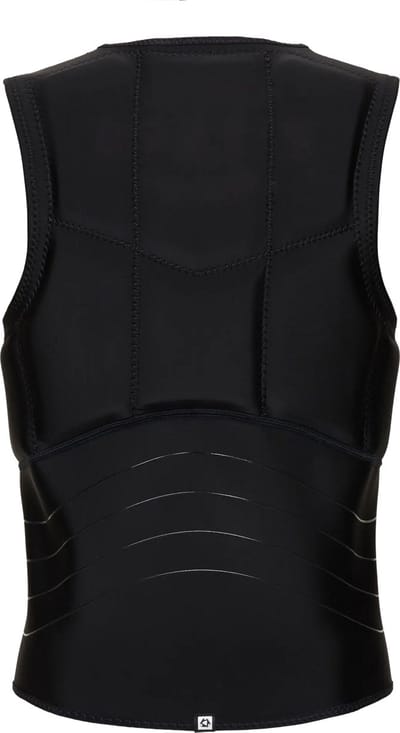 2025 Mystic Heren Star Front Zip Kite Impact Vest - Black