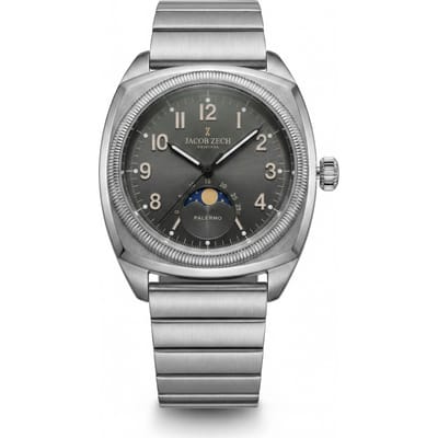 Jacob Zech - Heren Horloge Palermo - Zilver