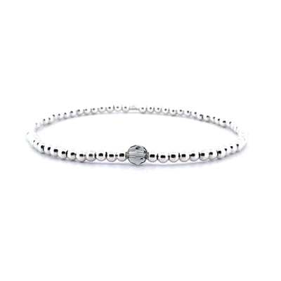 Heaven Eleven - Dames - armband - sterling - 925 - zilver - wit - swarovski - stenen - 3,5mm