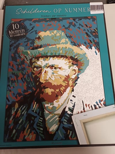 schilderen op nummer van gogh