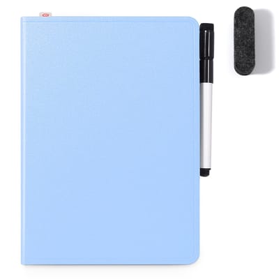 AGM Uitwisbaar notitieboek - Whiteboard notitieblok - A5 - Blauw