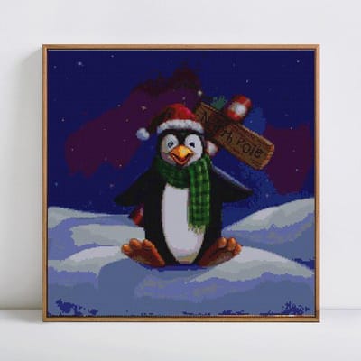 Diamant schilderij sneeuwpop foto van strass mozaïek 5D DIY volledige ronde diamant borduurwerk 30x30CM blue