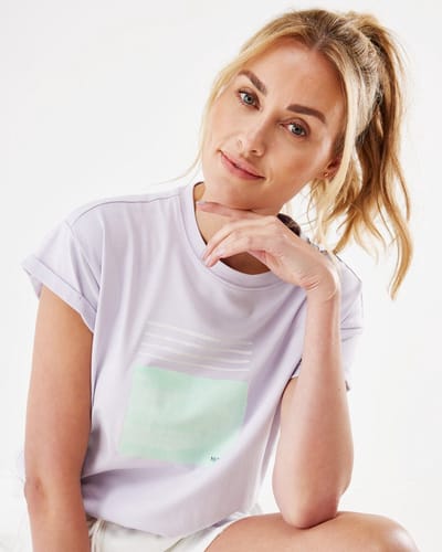 Mexx T-shirt Lilac - Maat Xs