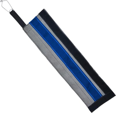 Touwbeschermhoes - Kabelbeschermer Touw - Klimmen Beschermen - Kunstlederen Materiaal - 50 x 12 cm - Zwart