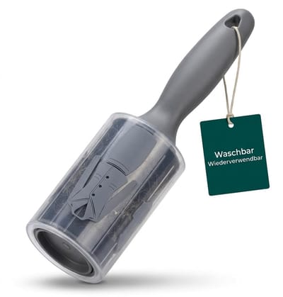 NTH products- Loggerol 24 cm - wasbaar/herbruikbaar - kunststof handvat - voor kleding/bekleding - dierenhaar - eenvoudig in gebruik - Kledingroller