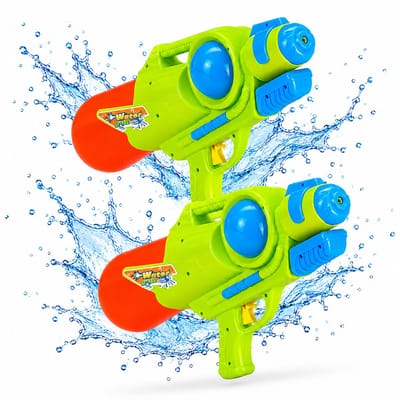 Waterpistool Set - 2 Stuks - Water Pistool - Waterspeelgoed & Buitenspeelgoed - Geschikt voor Super Soaker - Speelgoed Kinderen -