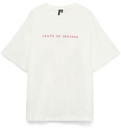 VERO MODA - VMTAZ HAILEY S/S OVERSIZE TEE JRS EXP - Dames - T-shirts