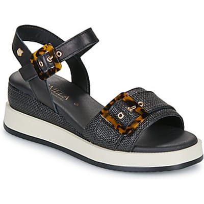 Carmela 16222701 Wedgesandalen Zwart EU 39 Vrouw