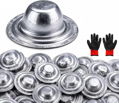 Dakschroefkapjes - Schroefdoppen - Dak Beschermen - Roestvrij Staal - 150 Stuks - Zilver