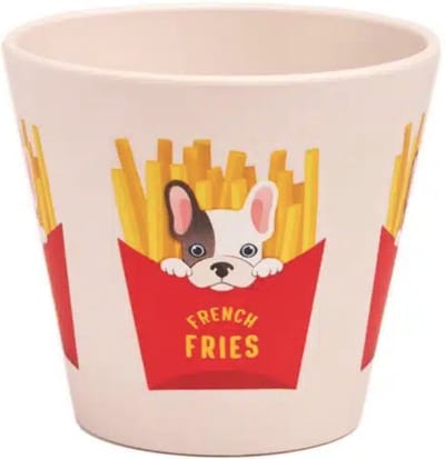 Quy Cup - 90ml Ecologische Reis Beker - Espressobeker “French Fries” 7x7x7cm