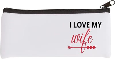 Akyol - i love my wife Etui - Liefde - je vrouw - valentijnsdag - verjaardagscadeau - cadeau voor vriendin - 20 bij 9 cm