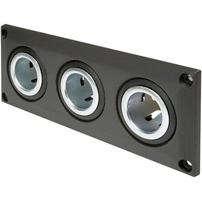 ProCar Einbausteckdose mit 3 Powersteckdosen Inbouwstopcontact met 3 powerstopcontacten Stroombelasting (max.): 20 A 12 V, 24 V