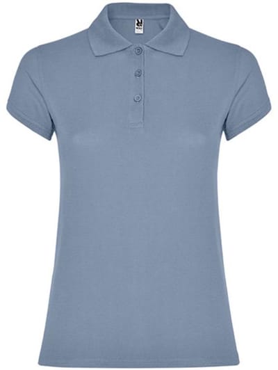 Roly - Star Dames Polo - Zen Blue 263 maat L