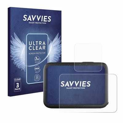Savvies - Screenprotector voor GoPro Hero 12 Black - Folie Beschermfolie transparant 6 Stuks
