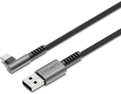 Cygnett USB-A naar USB-C Kabel 1 Meter - Zwart