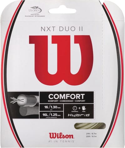 Tennis Snarenset Duo II - Hoge Kwaliteit Synthetische Snaar voor Tennisrackets