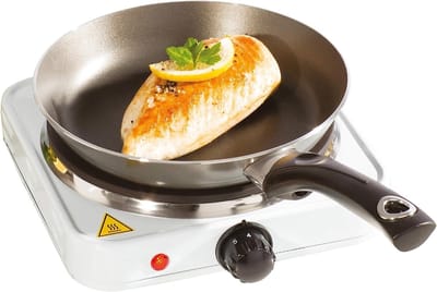 Royalty Line® EKP1500 Elektrische Kookplaat - 1 Pits Ø185mm - 1500 W - 1 Kookzone - Wit
