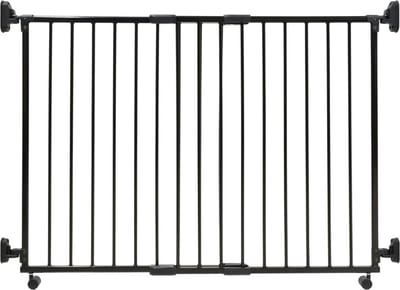Safetythings Traphekje - Op Wielen - Uitschuifbaar - 80 - 130 cm - Schroefbevestiging - Zwart