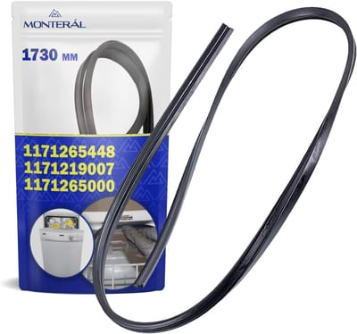 Vaatwasser Afdichting - Deurrubber Vervanging - Lekkage Voorkomen - Originele Onderdeel Codes - 173 cm Lengte - Zwart