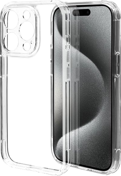 Hoesje geschikt voor iPhone 15 Pro hoesje - Arara shockproof backcover - transparant