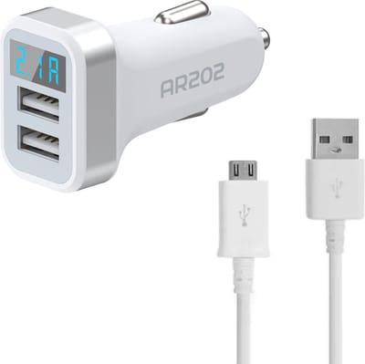 Autolader met Micro USB kabel - Auto Oplader Stekker Lader - Car USB Adapter - Geschikt voor: Samsung S3, S4, S5 (Mini en Active), S6 (Edge), S7 (Edge), J1, J2, J3, J5, J7, Note, A3, A5 en/ Xiaomi / OPPO / Huawei / LG / Sony / HTC / Nokia / Wiko