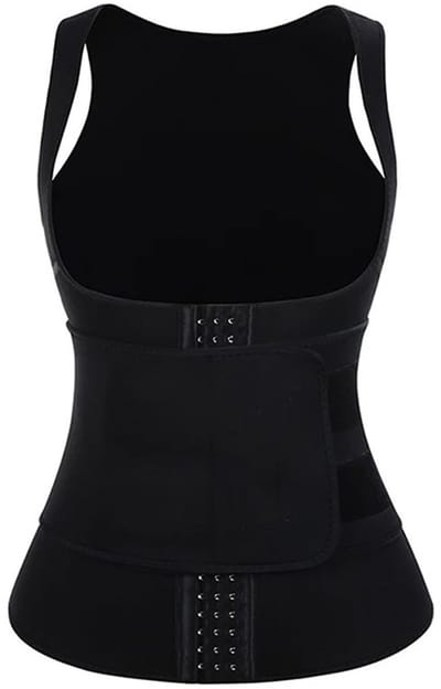 Dailygoods- Sauna Pak Neopreen Body Shaper - Taille Trainer - Verstelbare Riemen - Gewichtsverlies - Comfortabele Pasvorm - Drie Rijen Haken - Tailletrainer
