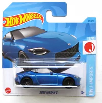 HOT WHEELS NISSAN Z BLAUW 46/250 HW J-IMPORTS 3/10 (1:64)