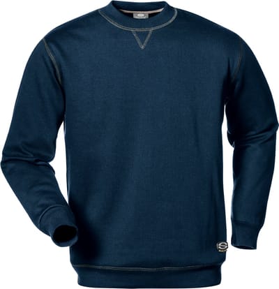 SIR SAFETY SIRFLEX Werkshirt HEREN Veiligheidsshirt Donkerblauw - Ronde Hals - Elastische Boorden - Contrasterende Naden