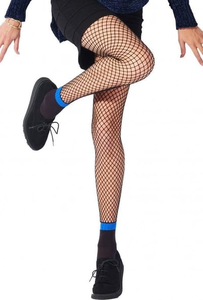 Pretty Polly Panty - Net - Fishnet - Ankle Sock - One Size - 36/42 - Zwart