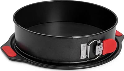 Famanu – Premium springvorm Ø 26 cm van gealuminiseerd staal, lekvrije bodem en hittebestendige handgrepen, PFAS-vrij