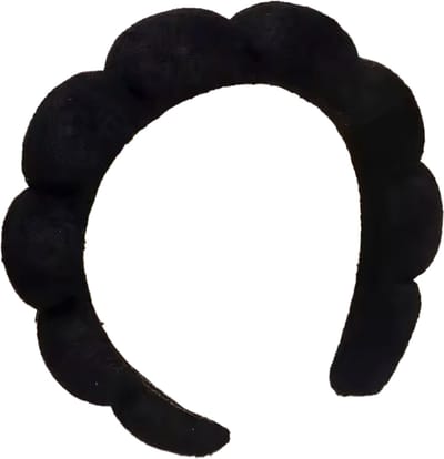 Zwarte Skincare hoofdband - Make-up hoofdband - Gezichtverzorgings band - Verstelbaar - Hoofdband - Skincare Headband - Zwart - CHPN