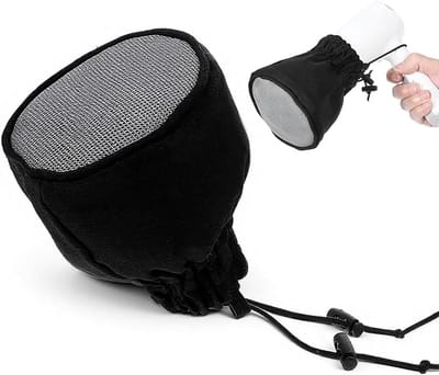 Haardroger diffuser - Styling opzetstuk - Krullen vormen - Opvouwbaar ontwerp - 10 x 13 cm - Zwart